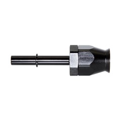 Fitting, PTFE -6 Hose to 5/16" (8mm) Quick-Connect Male