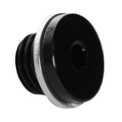 Metric Hex Plug, M12x1.5, BLACK