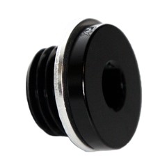 Metric Hex Plug, M14x1.25, BLACK