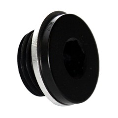 Metric Hex Plug, M16x1.5, BLACK