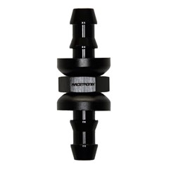 Push-Lock Barb Joiner, -4 AN to -4 AN, Black