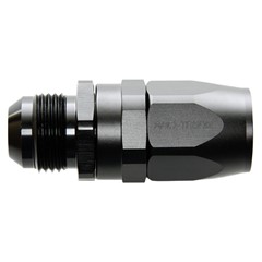 Hose Fitting, Rubber -12 AN to -12 AN JIC Male, Black