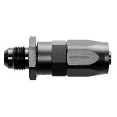 Hose Fitting, Rubber -6 AN to -6 AN JIC Male, Black