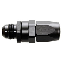 Hose Fitting, Rubber -8 AN to -8 AN JIC Male, Black