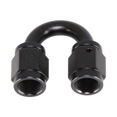 180° Coupler, -3AN JICF Tube Swivel