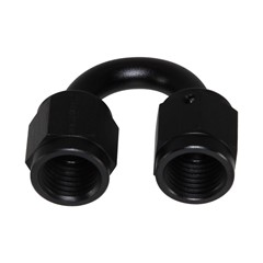 180° Coupler, -4AN JICF Tube Swivel