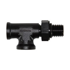 TEE, SOR M12x1.75 ORB Male » Female with 1/8" NPT Female side port