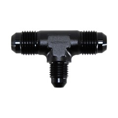 TEE, 2 x -6 AN, 1 x -4 AN JIC Male, Black