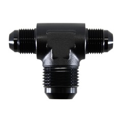 TEE, 2 x -8 AN 1 x -12 AN JIC Male, Black