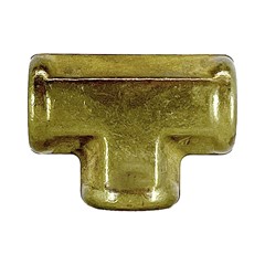 Brass Female 'T' - 1/8 FPT Forged