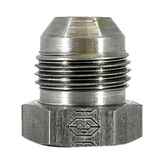 Weld Bung, -6 AN JIC, Hex Mild Steel