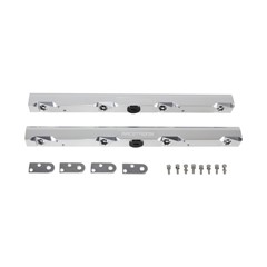 Fuel Rails, High-Flow Aluminum, LS2 Silver