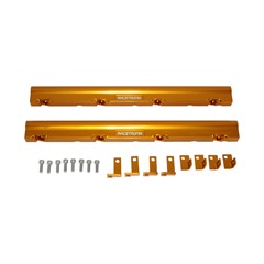 Fuel Rails, High-Flow Aluminum, LS3 - Gold