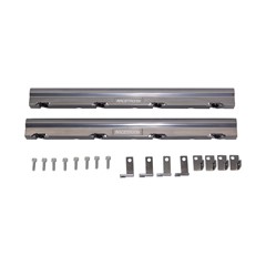 Fuel Rails, High-Flow Aluminum, LS3 - Titanium Gray