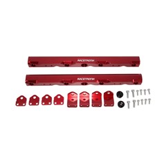 Fuel Rails, Billet Aluminum, LS7 - Red