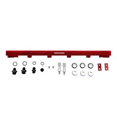 Fuel Rails, Billet Alm, Nissan RB25, RED