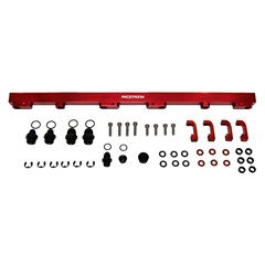 Fuel Rails, Billet Alm, Nissan RB30, RED