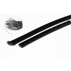 Loom, Fiberglass, 0.106" ID, Black 25'