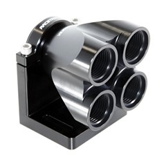 Quad Manifold, -16 AN ORB Female to 4 x-12 AN ORB Female, Black