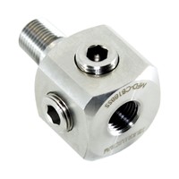 Distribution Cube, 1 x BSPTM, 4 x NPTF, 1 x BSPTF, SS
