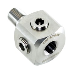 Distribution Cube, 1 x BSPTM, 4 x NPTF, 1 x BSPTF, SS