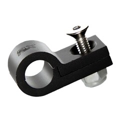 P-Clamp, Aluminum 3/8" (#8-32), Black