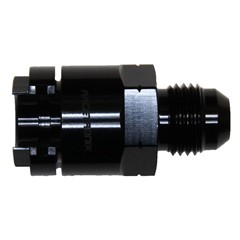 Adapter, 3/8" Quick-Connect CL Female to -6 AN JIC Male, Black