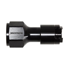 Fitting, 5/16" Quick-Connect CL Female to -6 AN JIC Male, Black