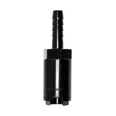 Adapter, 5/16" Quick-Connect CL Female to 5/16" Hose Barb, Black