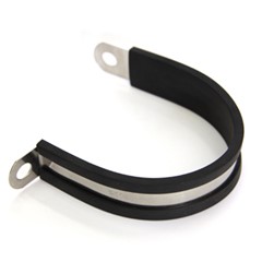 Hose Clamp, Rubber Lined 201SS, 20x55mm