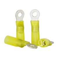 Terminal, Ring, #8, 10-12 AWG, HS Nylon Terminal, Ring, #8, 10-12 AWG, HS Nylon