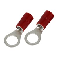 Ring Terminal, 3/8", RED