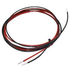 Wire Bundle - FEP (Teflon), 14 Gauge 600V, 5 ft Red, + 5 ft. Black