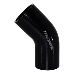 Hose Coupler 45°, Silicone 2.25" BLACK