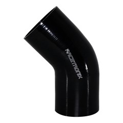 Hose Coupler 45°, Silicone 3.0" BLACK