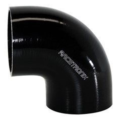 Hose Coupler 90°, Silicone 3.5" BLACK