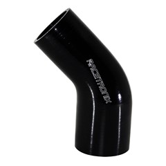 45° Si Hose Transition, 2-2.375", BLK