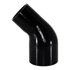 45° Si Hose Transition, 2.5-3.5", BLK