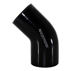 45° Si Hose Transition, 2.75-3.0", BLK