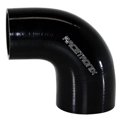 90° Si Hose Transition, 2.0-2.5", BLK