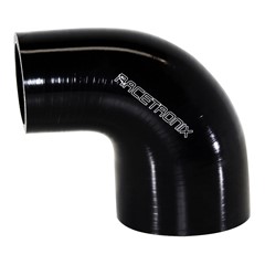 90° Si Hose Transition, 2.0-3.0", BLK