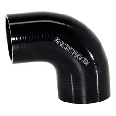 90° Si Hose Transition, 2.25-2.5", BLK