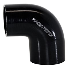 90° Si Hose Transition, 2.375-2.75", BLK