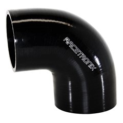 90° Si Hose Transition, 2.75-3.0", BLK