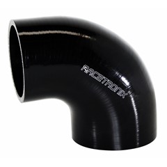 90° Si Hose Transition, 3.0-3.5", BLK