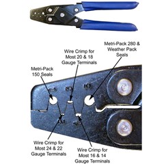 T-18 Weather-Pack Seal/Terminal Crimper