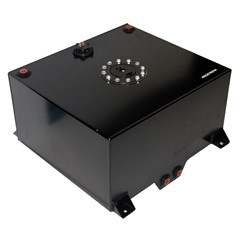 Fuel Tank, 15 Gal, 20x18x10" Alum, BLACK