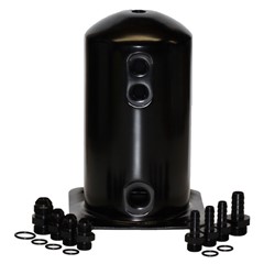 Surge Tank, 3x-6AN + 1x-8AN, Alum, BLACK