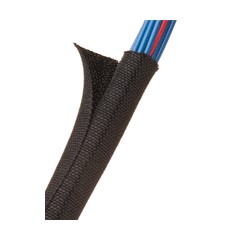 Split Braided Loom, 1/8" Black
