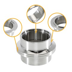 V-Band Flange Set M/F, 304SS 1.75"